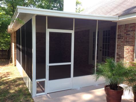 screen enclosure metal|metal frame screen porch.